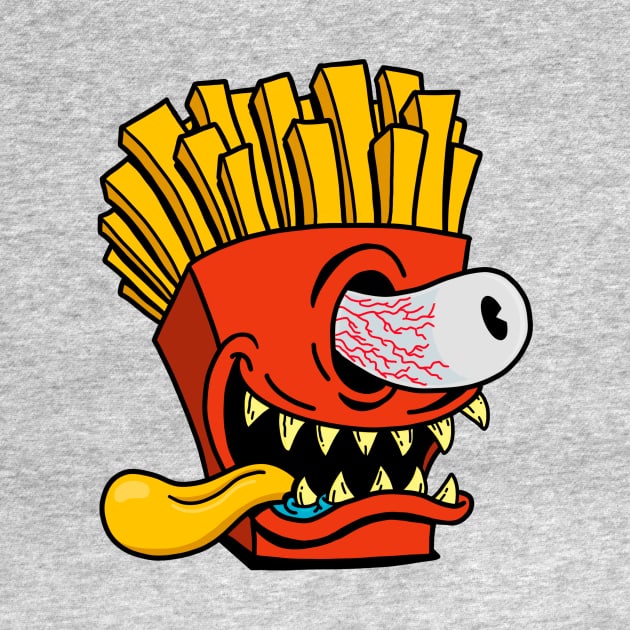 Fries monster by ogeraldinez